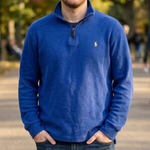 Ralph Lauren Royal Blue Half-Zip Pullover
